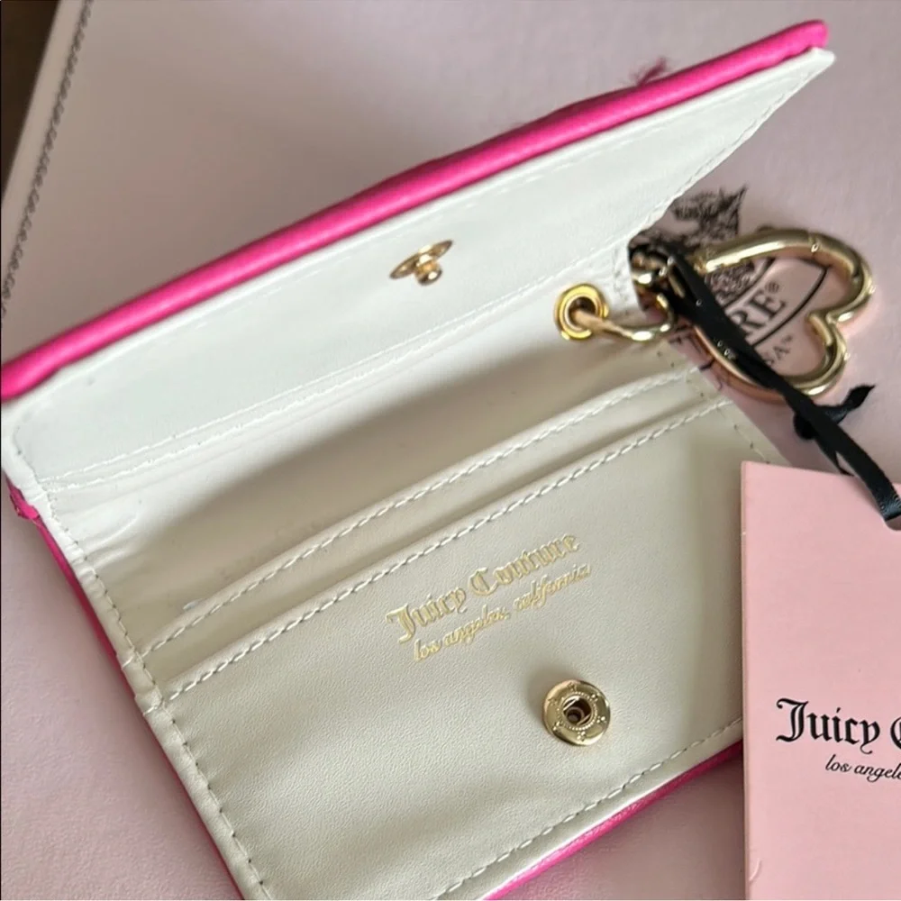 Juicy Couture Hot Pink Card Holder wallet - Picture 10 of 12